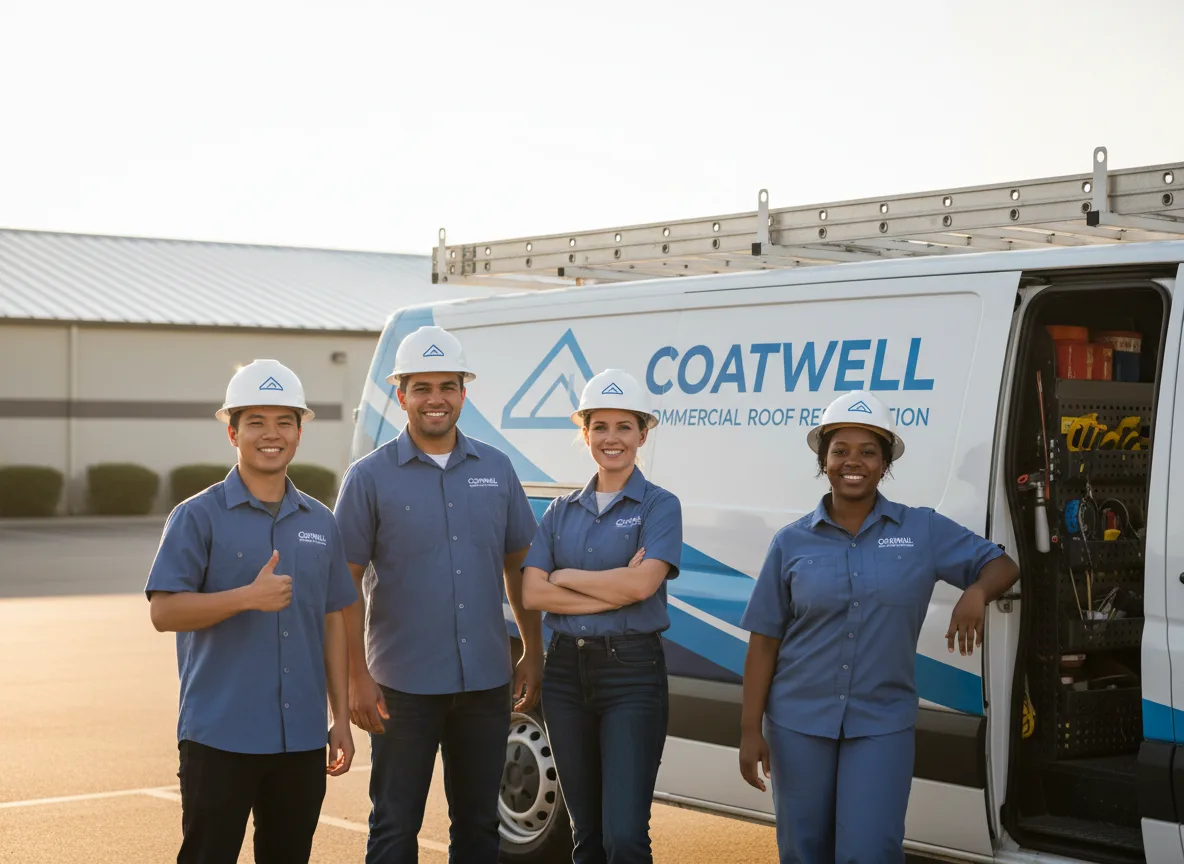 Commercial roof coating company in Saint Benedict, OR